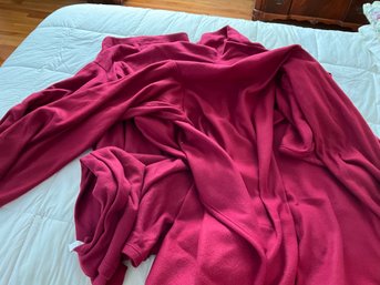 Lot Of 2 Red Wearable Blankets With Arms