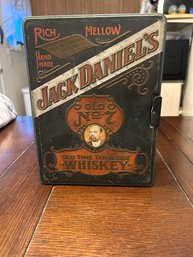 Vintage Hudson-scott Jack Daniels Old No7 Tin. 9 1/2x7 1/4 X 314 Great Collectors Piece