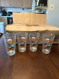 Case Of 24 Shipyard Pumpkinhead 16 Oz Glasses. Great For The Mancave Or Outdoor Parties