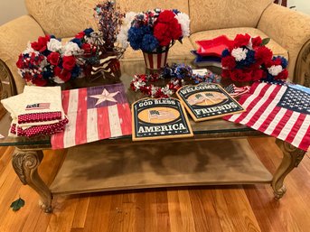 Lot Of 4th Of July Independence Day Decorations Americana Decor