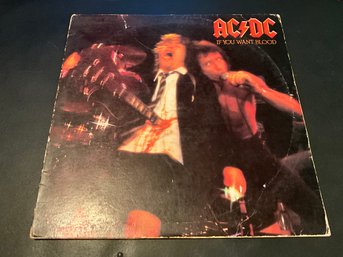 AC/DC, If You Want Blood, 1978 Vintage Vinyl Record Album
