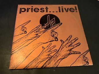 Judas Priest Priest...live! 2 LP Album 1987 Columbia Vintage Vinyl Record Albums