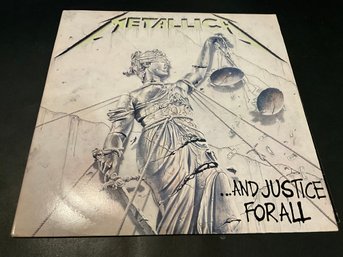Metallica Double LP ...And Justice For All Vintage Vinyl Record Album 1988