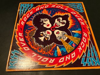 KISS 1976 Rock And Roll Over Vintage Vinyl Record Album