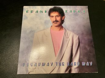 Frank Zappa: Broadway The Hard Way Vinyl Record D1-74218, Gatefold Album LP Vintage Vinyl Record Album