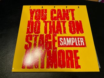 Frank Zappa You Can't Do That On Stage Anymore Sampler Album 2LP  1988