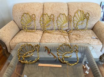 Lot Of 6 Pre Lit Hanging Window Turkeys And Wreath Hanger Thanksgiving Decorations
