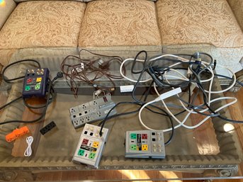 Large Electrical Lot Surge Protectors Extension Cords And More See Photos