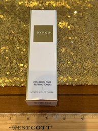 New In Box Byroe New York Pro Berry Pore Refining Toner Full Size 100 Ml  3.38 Fl. Oz