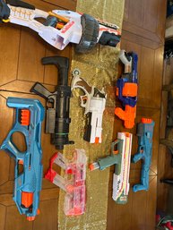 Nerf Gun Lot Great Fun Pretend Play See Photos