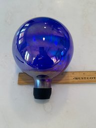 4 Inch Smooth Mystic Iridescent Glass Gazing Ball For An Enchanting And Colorful Display Outdoor Gazing Ball