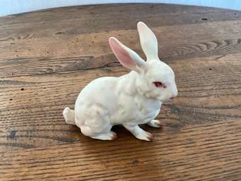 Vintage Lefton Japan White Rabbit Figurine Made In Japan
