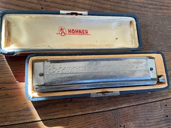 Horner German 64 C Pro Harmonica In Case