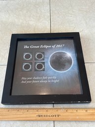 Framed 2017 Total Eclipse Of The Sun Forever Stamps