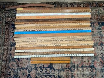 Large Collection Of Yard Sticks And More