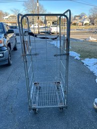 Caddie Roll Away Cart 69 X 31 X 27 And Delhaize Cart 69 X 31 X 27. In Good Condition