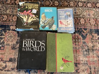 Lot Of Books About Butterflies And Birds