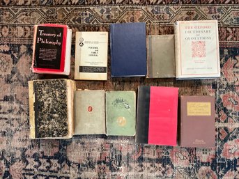 Lot Of Vintage Books Philosophy Edgar Allen Poe Plato And More