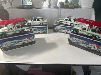 Lot Of Four Hess Trucks All Have Original Boxes
