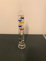 Pier 1 Imports Colorful Glass Thermometer Galileo Glass Thermometer