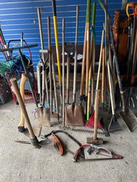 Garage Shed Yard Hand Tools Garden Equipment Lot See All Photos
