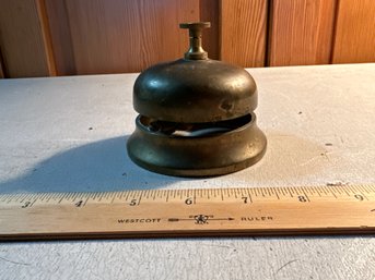 Vintage Solid Brass Table Hotel Counter Reception Office Bell