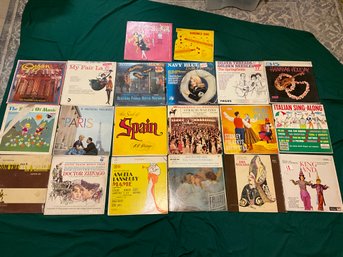 Large Lot Of 20 Assorted Vintage Vinyl Record Albums