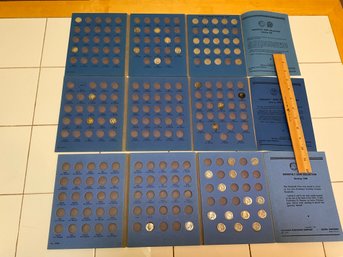Lot Of Collector, Coins, Dimes, In Collector Albums