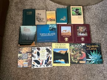 Large Lot Of Vintage Nature Books Great Lot