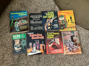 Lot Of Vintage Reloading, Handbooks, Manuals, Gun Books, Hand, Loaders Digest