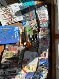 Vintage Inkwells Pens Ink Books And Magazines Lot See All Photos