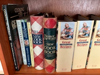 Large Lot Of Vintage Cookbooks See Photos