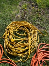 Set Of Four Extension Cords 100 Ft 50 Ft 20ft 6 Ft