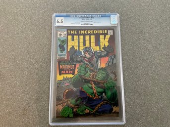 Marvel Comic Book CGC GRADED 6.5 Incredible Hulk Issue 119 1969.