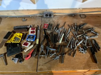 Large Lot Of Tap And Dies