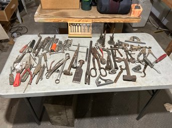 Large Lot Of Vintage Tools And If Your A Collector Some May Be Of Interest To You