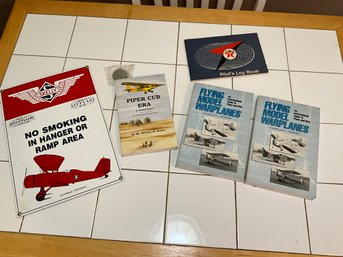 Aviation Sign Books Log Book And Coin
