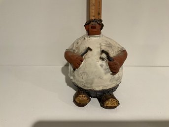 Studio Art Terracotta Pottery Dentist Figurine By Meadows Clay