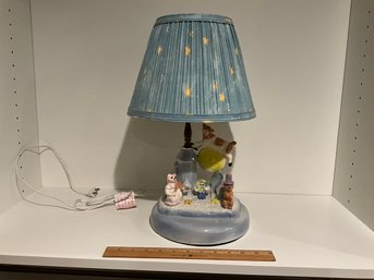 ADORABLE Vintage Nursery Rhyme Lamp