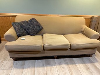 Ethan Allen Sofa With Custom Slipcover