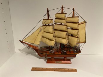 Bounty Wood Model Sail Boat