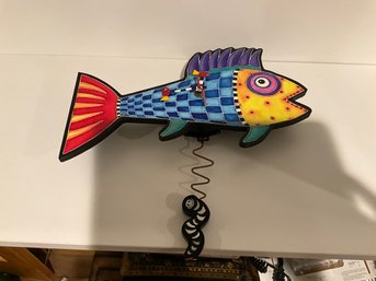 Allen Colorful Fish Wall Clock