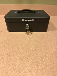 Honeywell Steel Cash,key Security Box Like Brand New 12x6