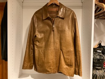 Vintage Andrew Marc New York Leather Jacket Mens Small