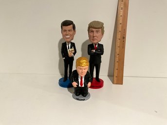 Royal Bobbles Donald Trump & JFK Plus Comedic Donald Trump#2