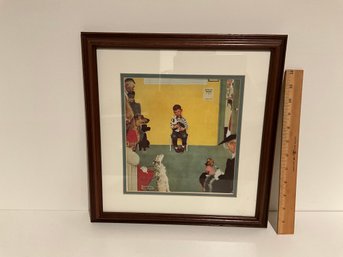 Norman Rockwell 'The Vet' Framed Picture From The Norman Rockwell Museum At Stockbridge