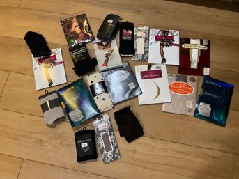 Lot Of Assorted Tights  Knee Highs Stockings And More
