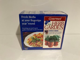 Gourmet Chia Herb Garden Planter Set Grow Fresh Herbs Indoors New & Sealed