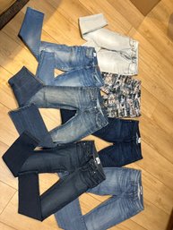 7 Pairs Of Ladies Designer Jeans Size 28 Current Elliot Kensie Paige Seven For All Mankind Joes
