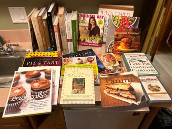 Large Lot Of All Different Cook Books. Lets Cook And Eat!